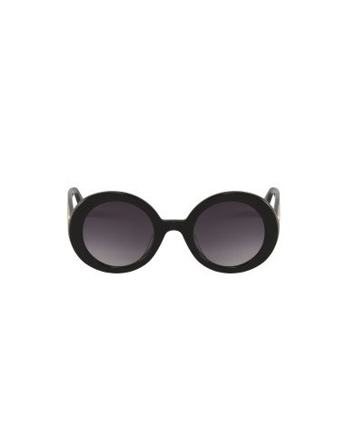 Gucci Gg0319s 001 Oval Round Fashion Negro Degradado Clasico