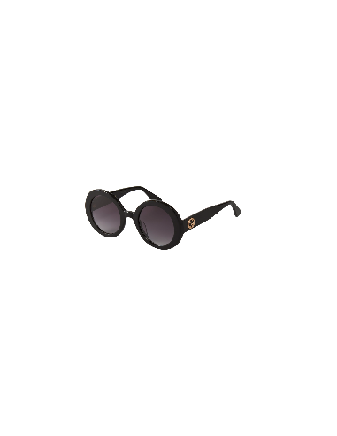 Gucci Gg0319s 001 Oval Round Fashion Negro Degradado Clasico
