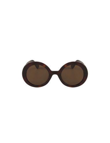 Gucci Gg0319s 002 Oval Round Fashion Carey Cafe transparente