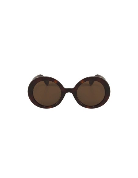 Gucci Gg0319s 002 Oval Round Fashion Carey Cafe transparente
