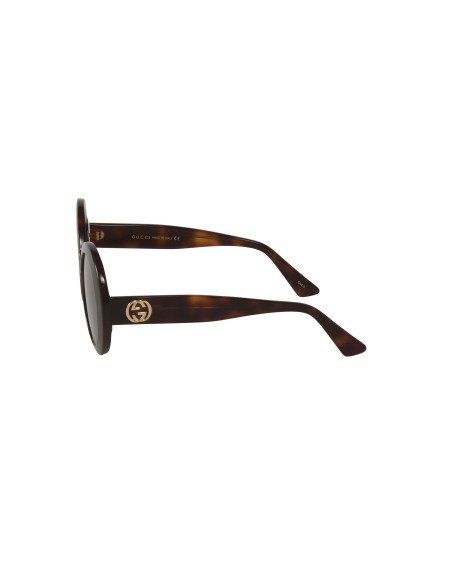Gucci Gg0319s 002 Oval Round Fashion Carey Cafe transparente