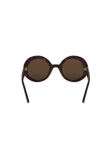 Gucci Gg0319s 002 Oval Round Fashion Carey Cafe transparente