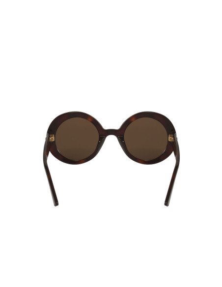 Gucci Gg0319s 002 Oval Round Fashion Carey Cafe transparente