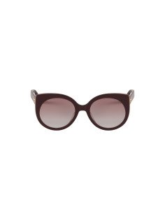 Gucci Gg0325S 007 Round Acetato Vino Degradado | Sunnies.uno 2