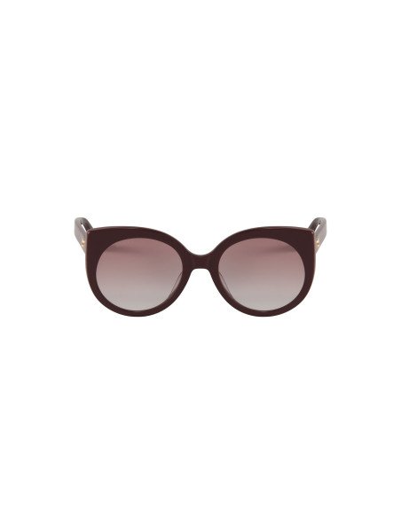 Gucci Gg0325S 007 Round Acetato Vino Degradado | Sunnies.uno