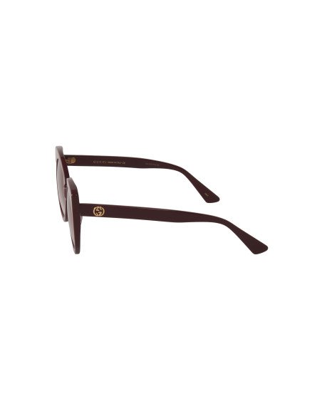 Gucci Gg0325S 007 Round Acetato Vino Degradado | Sunnies.uno