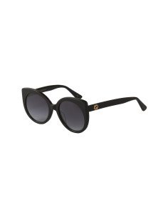 Gucci Gg0325S 001 Round Acetato Negro Gris Dorado