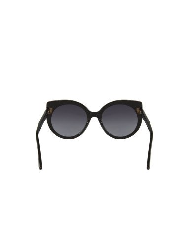 Gucci Gg0325S 001 Round Acetato Negro Gris Dorado