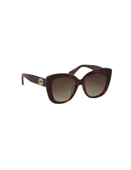 Gucci Gg0327S 002 Square Overseized Carey Cafe degradado | Sunnies.uno