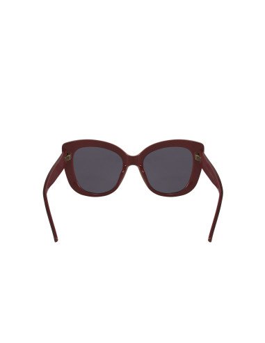 Gucci Gg0327S 005 Square Overseized Rojo Azul Negro | Sunnies.uno