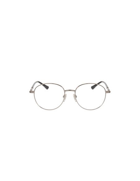 Gucci Gg0392O 001 Oftalmico Round Plateado Negro | Sunnies.uno