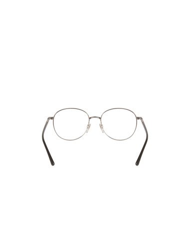 Gucci Gg0392O 001 Oftalmico Round Plateado Negro | Sunnies.uno
