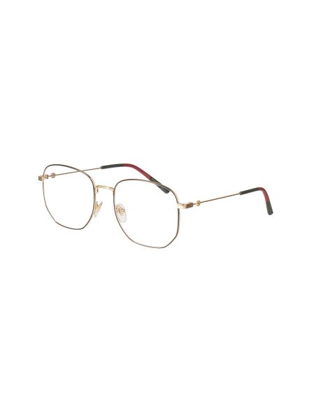 Gucci GG0396O 001 Hexagonal Dorado Azul rojo Original | Sunnies.uno