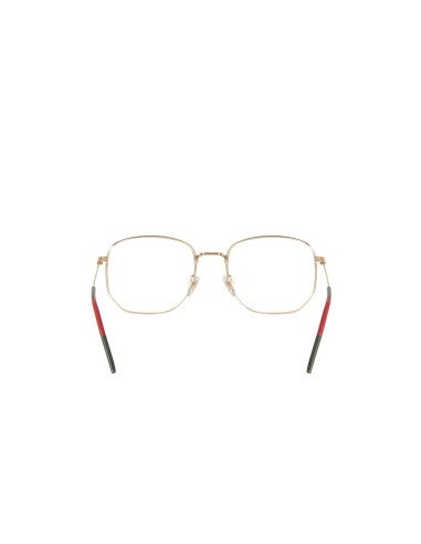 Gucci GG0396O 001 Hexagonal Dorado Azul rojo Original | Sunnies.uno