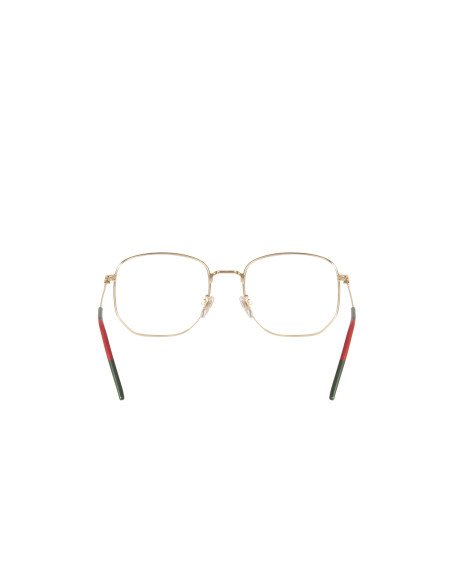 Gucci GG0396O 001 Hexagonal Dorado Azul rojo Original | Sunnies.uno