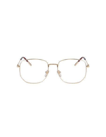 Gucci GG0396O 002 Hexagonal Dorado Blanco rojo Original | Sunnies.uno