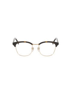 Gucci GG0409OK 002 Oftalmico Square Shape Carey Dorado | Sunnies.uno 2