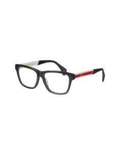 Gucci GG0466OA 001 Oftalmico Square Shape Negro Blanco