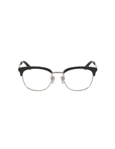 Gucci GG0698OA 001 Oftalmico Square Shape Negro Plata | Sunnies.uno