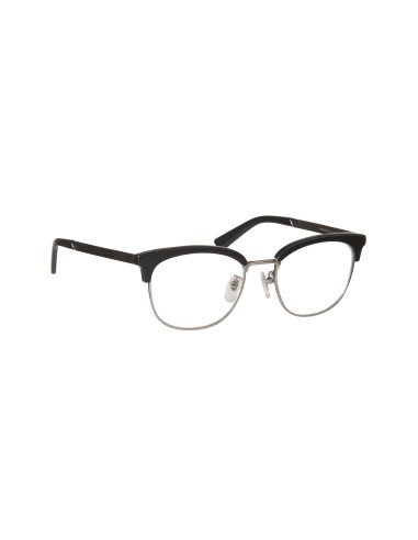 Gucci GG0698OA 001 Oftalmico Square Shape Negro Plata | Sunnies.uno