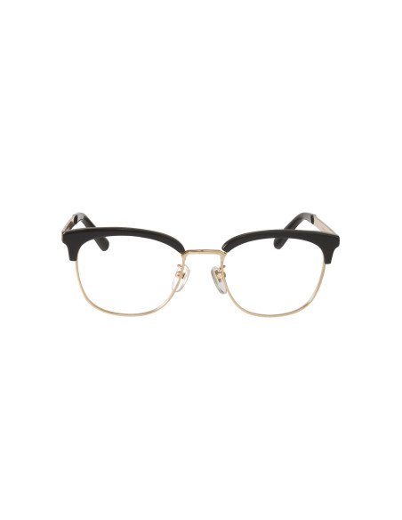 Gucci GG0698OA 002 Oftalmico Square Shape Negro Dorado | Sunnies.uno