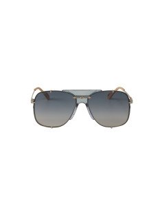 Gucci GG0739S 003 Square Shape Aviator Azul Dorado 2