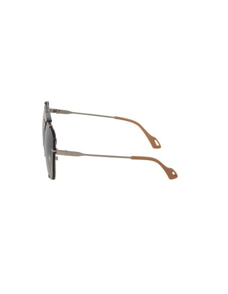 Gucci GG0739S 003 Square Shape Aviator Azul Dorado