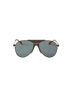 Gucci Gg0740S 004 Aviator Metal Rosa Transparente Dorado | Sunnies.uno 2