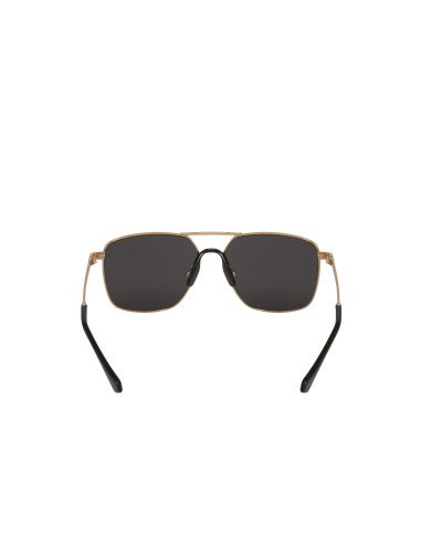 Gucci GG0743S 001 Aviator Square Metal Negro Dorado | Sunnies.uno