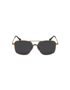 Gucci GG0743S 002 Aviator Square Metal Cafe Dorado | Sunnies.uno 2