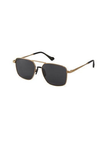 Gucci GG0743S 002 Aviator Square Metal Cafe Dorado | Sunnies.uno