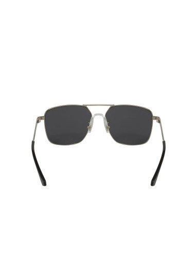 Gucci GG0743S 005 Aviator Square Metal Negro Plateado | Sunnies.uno