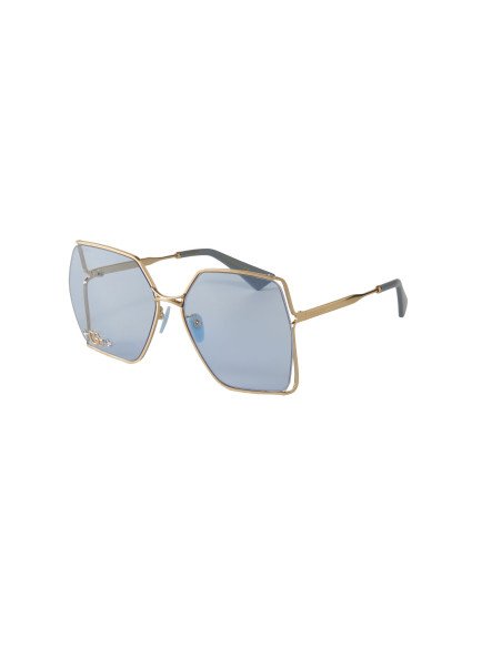 Gucci Gg0817S 004 Geometric Azul Transparente Dorado