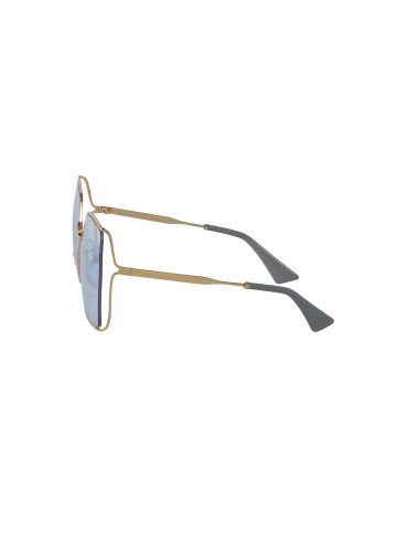 Gucci Gg0817S 004 Geometric Azul Transparente Dorado