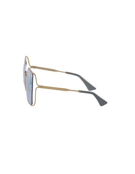Gucci Gg0817S 004 Geometric Azul Transparente Dorado