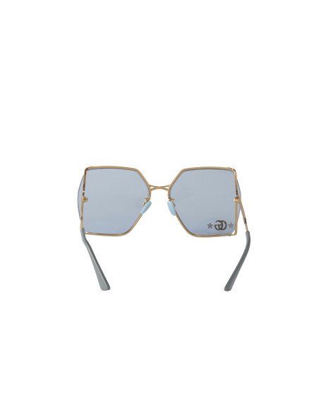 Gucci Gg0817S 004 Geometric Azul Transparente Dorado
