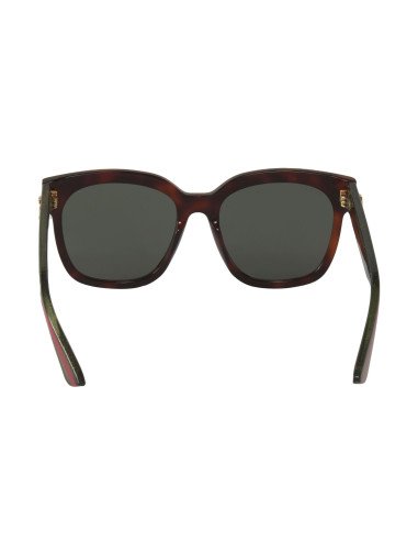 Gucci GG0034S 003 Square Shape Carey Verde Rojo Original