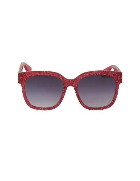 Gucci GG0034S 006 Square Shape Pink Glitter Original