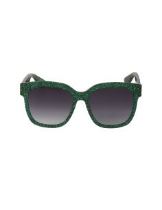 Gucci GG0034S 007 Square Shape Green Glitter Original 2