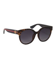 Gucci Gg0035s 004 Round Shape Cafe Degradado Carey Azul | Sunnies.uno 2