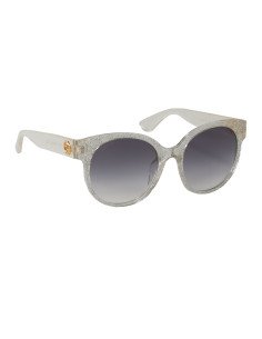 Gucci Gg0035s 007 Round Shape Transparente Brillante Gris degradado... 2