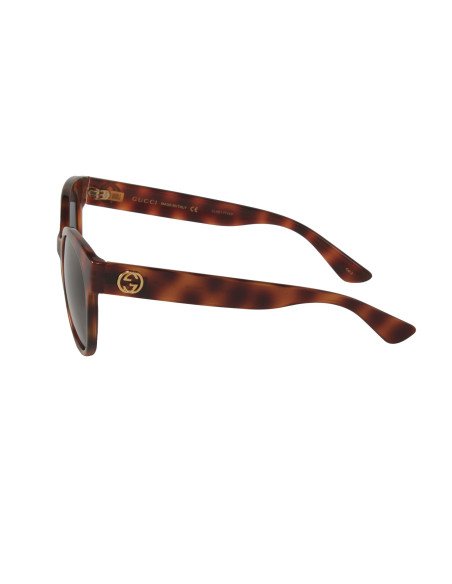 Gucci Gg0035s 011 Round Shape Cafe Carey Gris Original Acetato | Su...