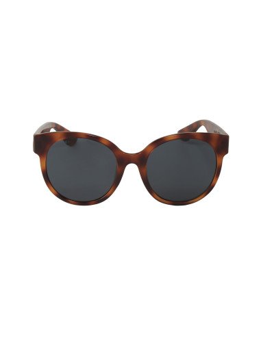 Gucci Gg0035s 011 Round Shape Cafe Carey Gris Original Acetato | Su...