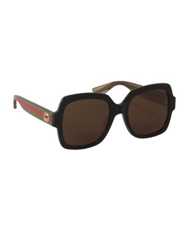 Gucci Gg0036s 002 Square Shape Verde Negro Original