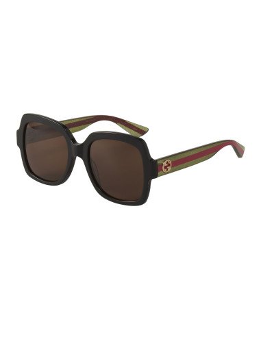 Gucci Gg0036s 002 Square Shape Verde Negro Original