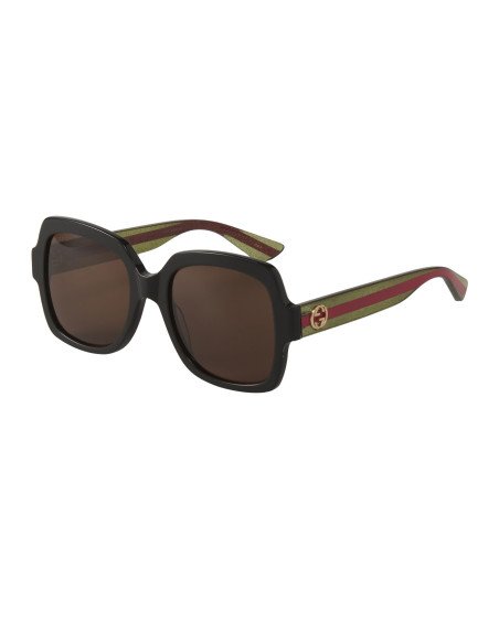 Gucci Gg0036s 002 Square Shape Verde Negro Original