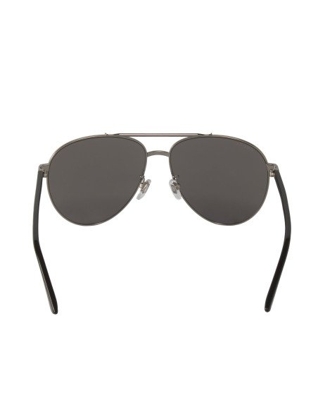 Gucci Gg0043SA 001 Aviator Metal Shape Gris Negro Original