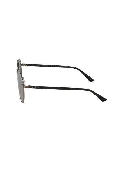 Gucci Gg0043SA 001 Aviator Metal Shape Gris Negro Original