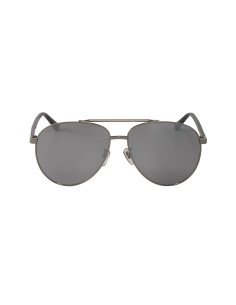Gucci Gg0043SA 001 Aviator Metal Shape Gris Negro Original 2