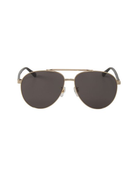 Gucci Gg0043SA 002 Aviator Metal Shape Gris Dorado Original